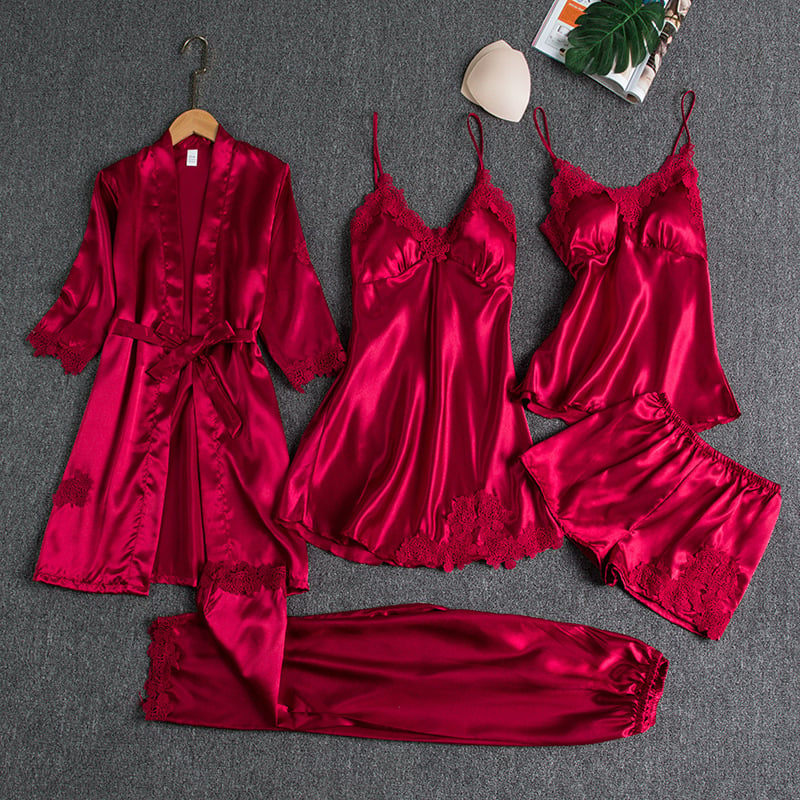 Élyséanne | Set Pigiama Elegante in Raso