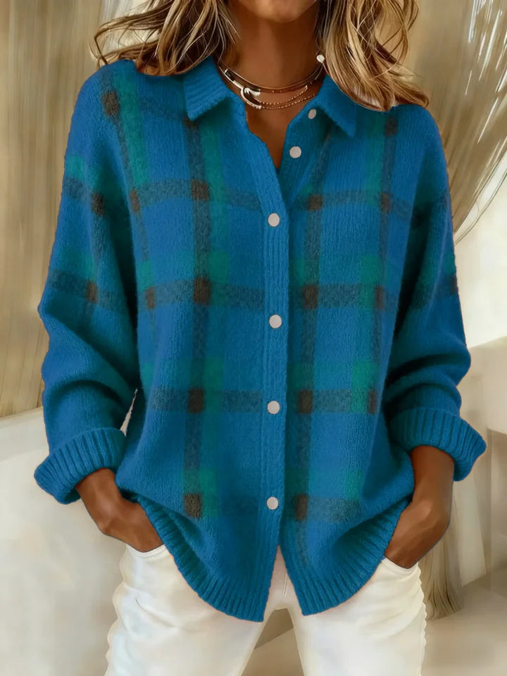 Cait | Camicia Morbida a Righe Tartan