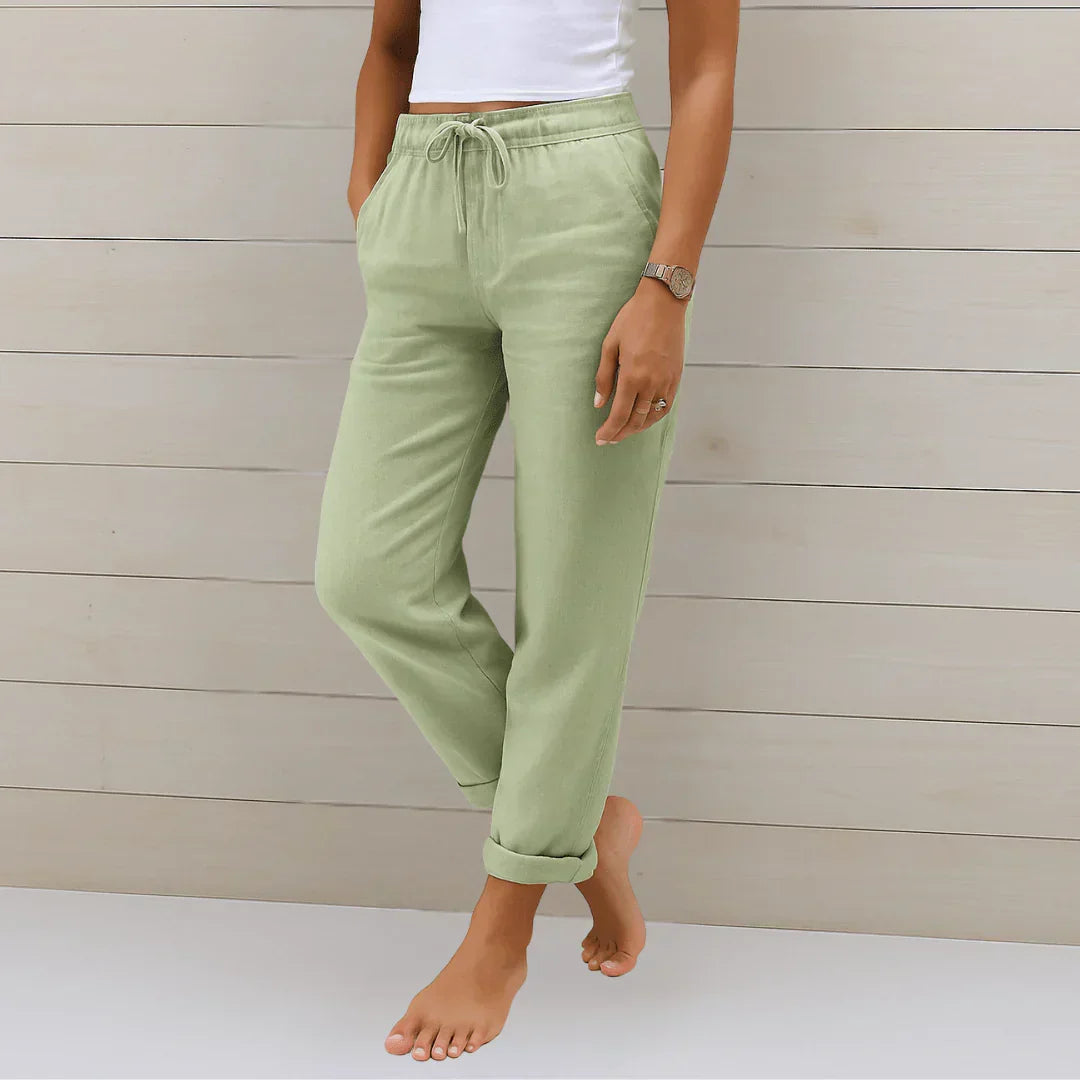 Pantalone Estivo in Lino, Comfort Impareggiabile