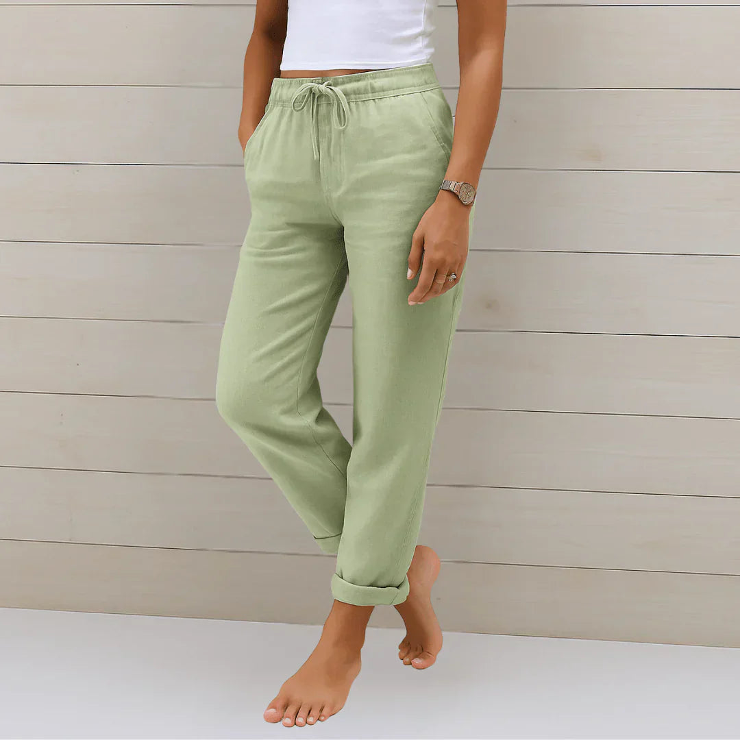 Pantalone Estivo in Lino, Comfort Impareggiabile
