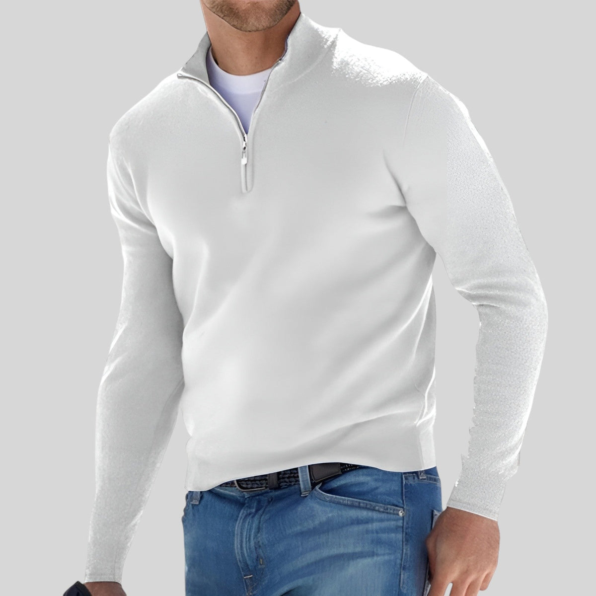Pullover con Zip | Calore Morbido, Stile Sicuro di Sé