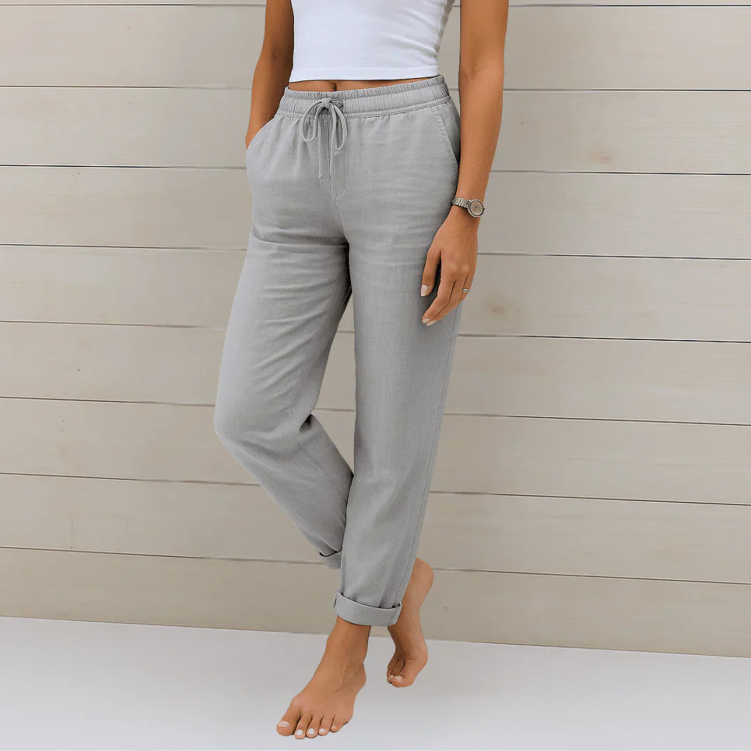 Pantalone Estivo in Lino, Comfort Impareggiabile