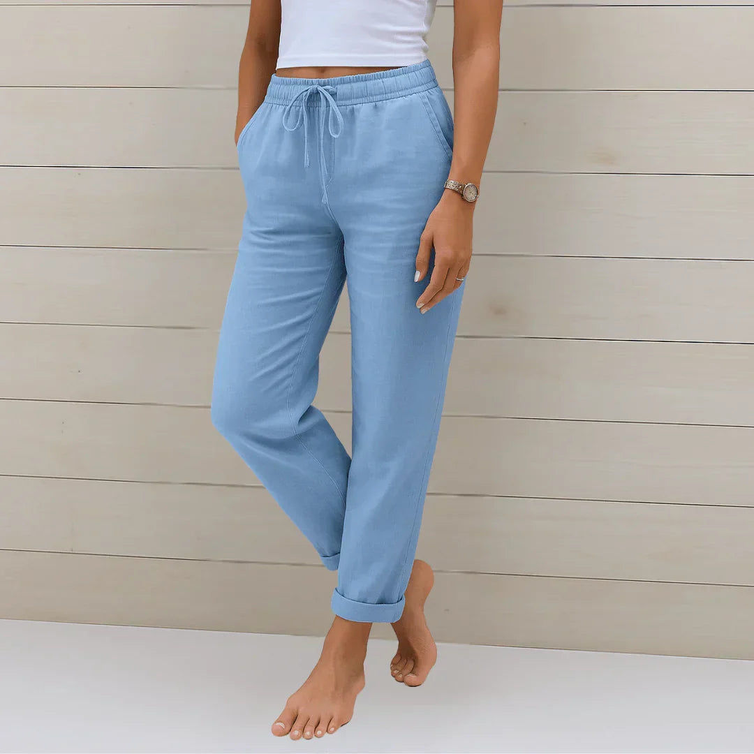 Pantalone Estivo in Lino, Comfort Impareggiabile