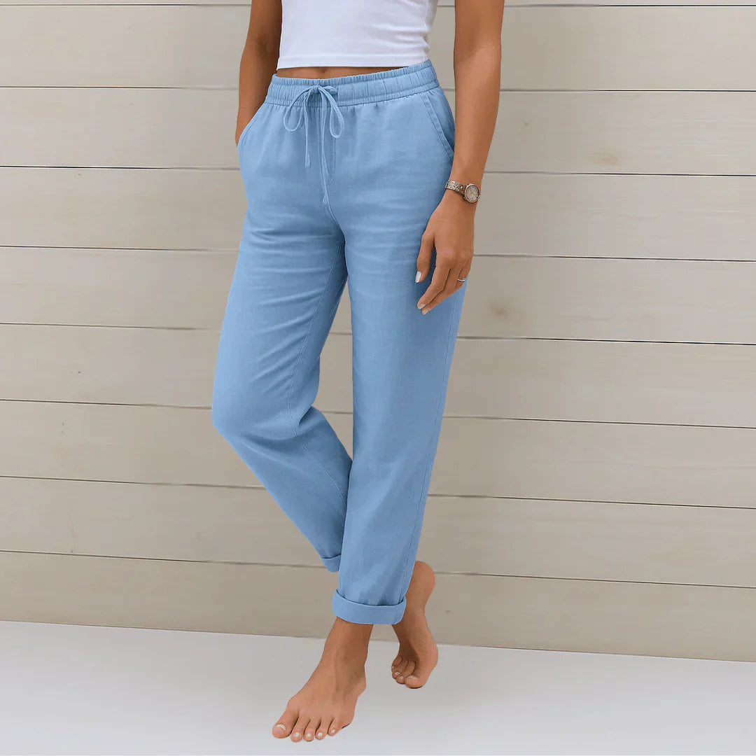 Pantalone Estivo in Lino, Comfort Impareggiabile