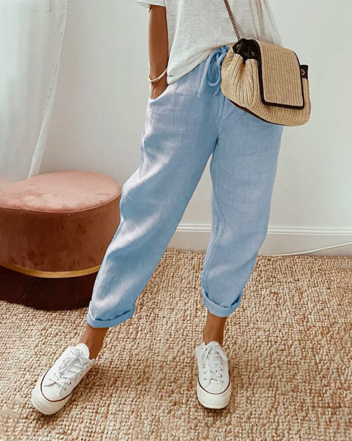 Hollis | Pantaloni a gamba dritta dal taglio comodo