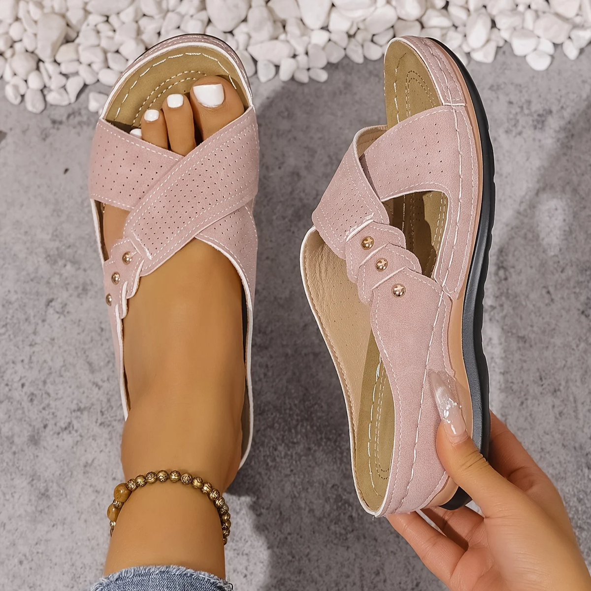 Daniela | Sandali Comfort con Zeppa