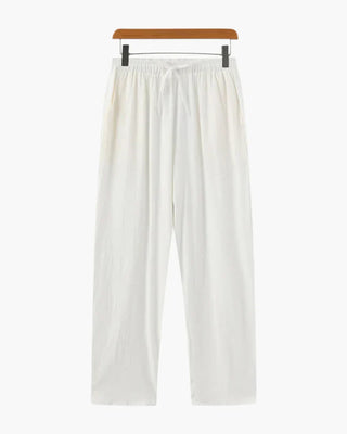 Leipzig | Pantalone in Lino, Stile Rilassato