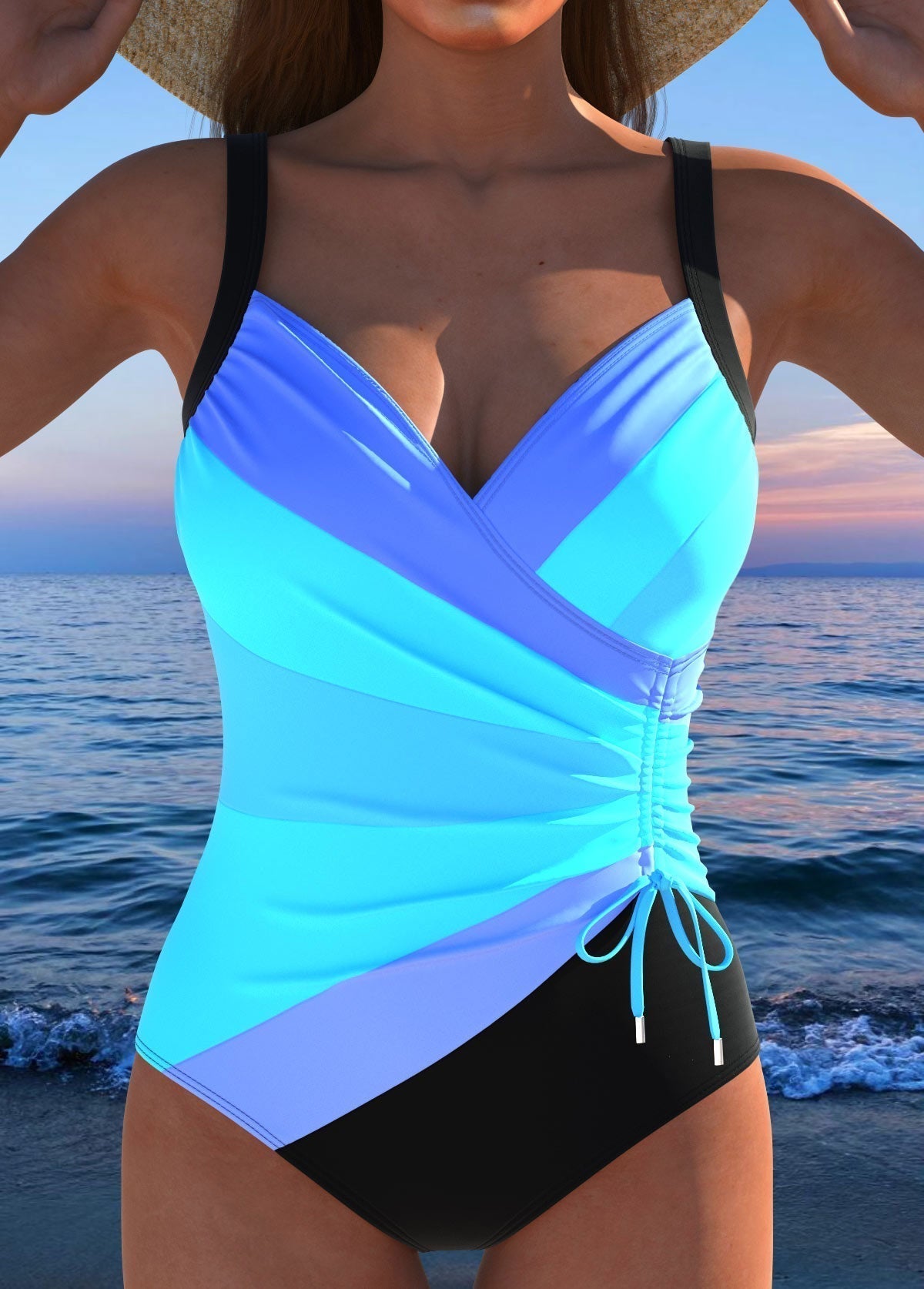 Mayte | Costume da Bagno Modellante con Scollo Incrociato