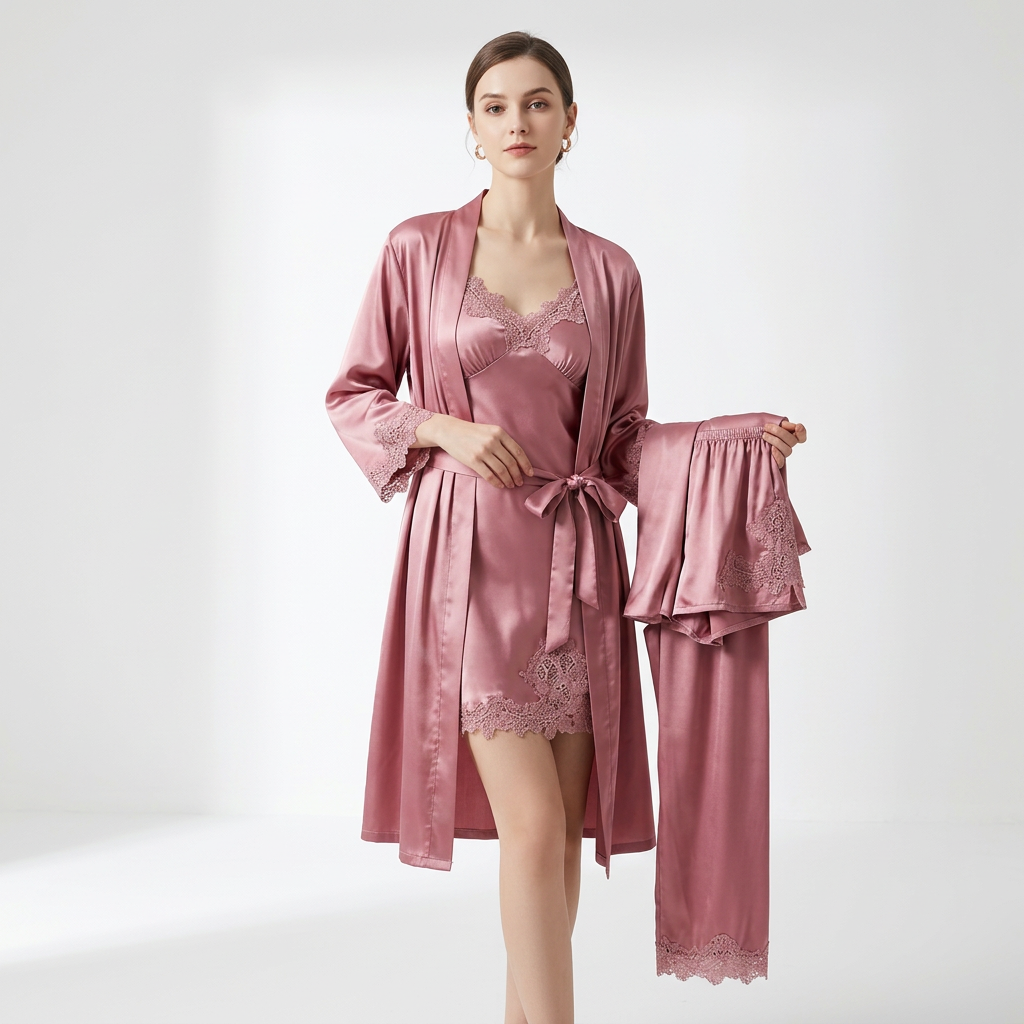 Élyséanne | Set Pigiama Elegante in Raso