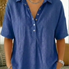 Tessa | Blusa Scollo a V con Bottoni