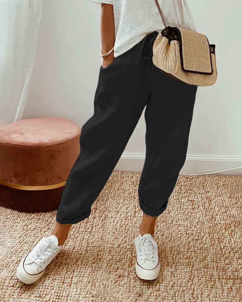 Hollis | Pantaloni a gamba dritta dal taglio comodo