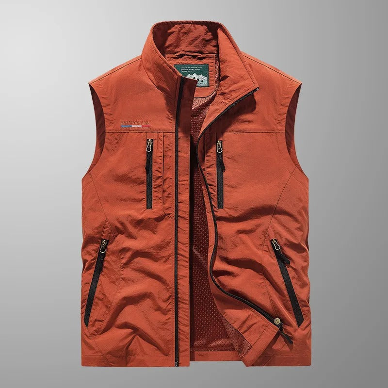 Vincent | Gilet Cargo Traspirante da Uomo