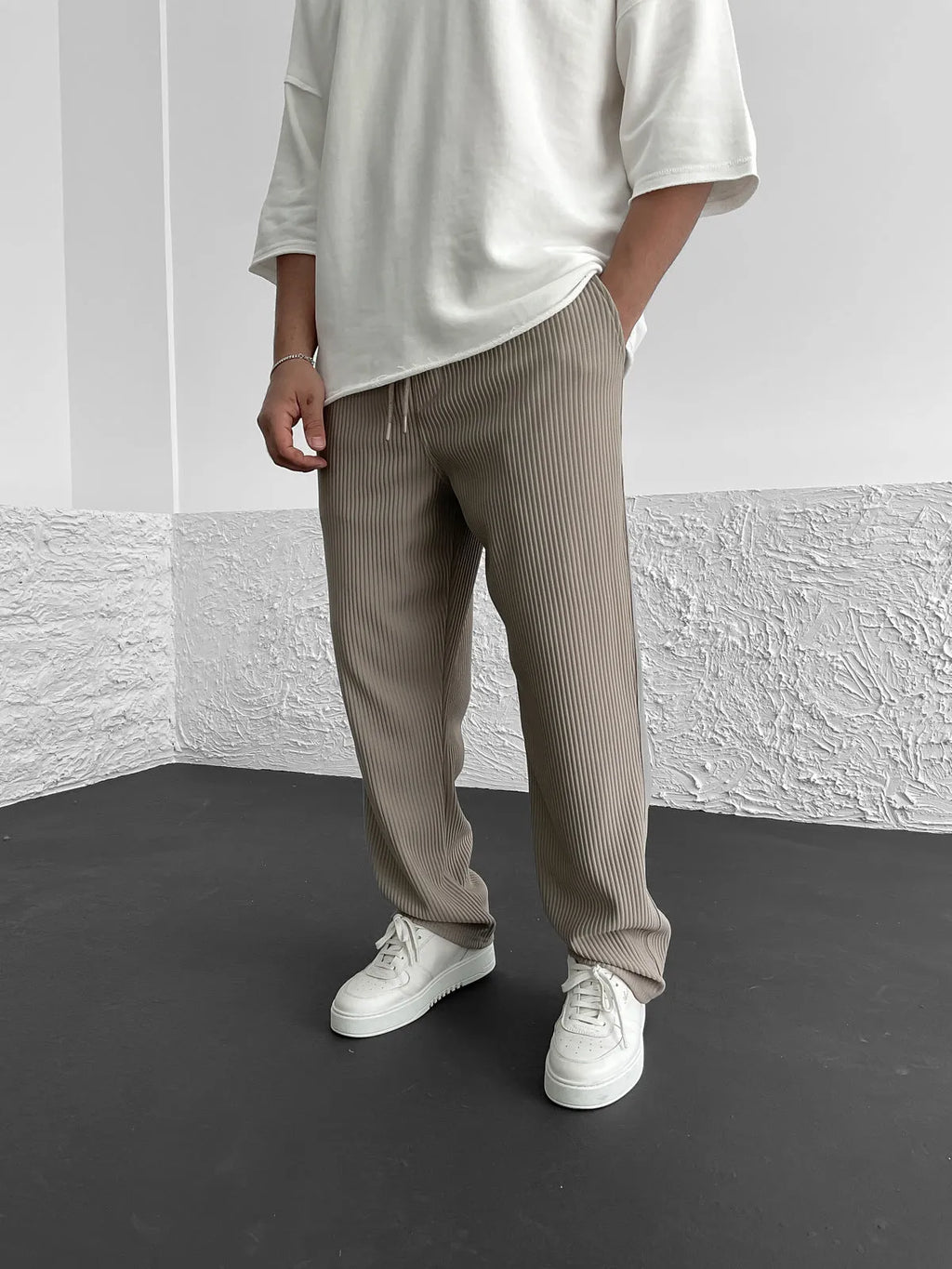 Sami | Pantalone Stretch a Costine, Comfort Elegante