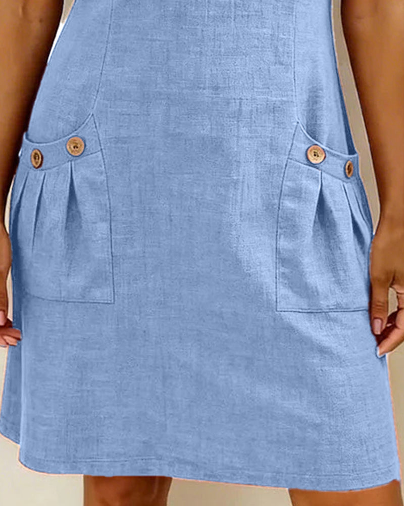 Lina | Abito in Cotone e Lino