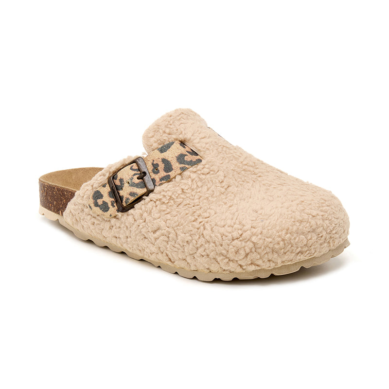 Zoccoli Donna in Beige, Comfort Quotidiano