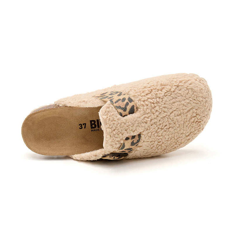 Zoccoli Donna in Beige, Comfort Quotidiano