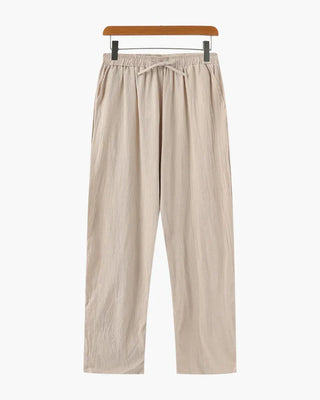 Leipzig | Pantalone in Lino, Stile Rilassato