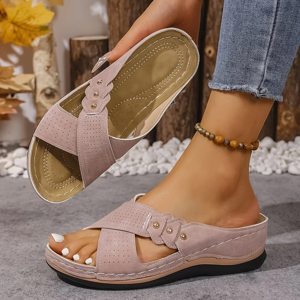 Daniela | Sandali Comfort con Zeppa