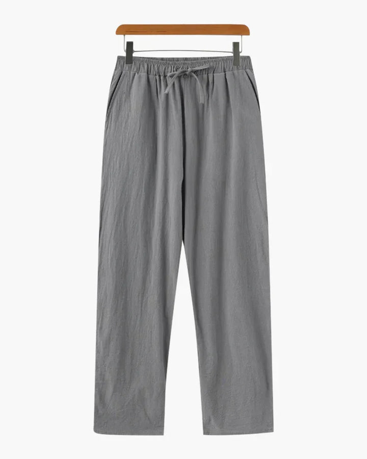 Leipzig | Pantalone in Lino, Stile Rilassato