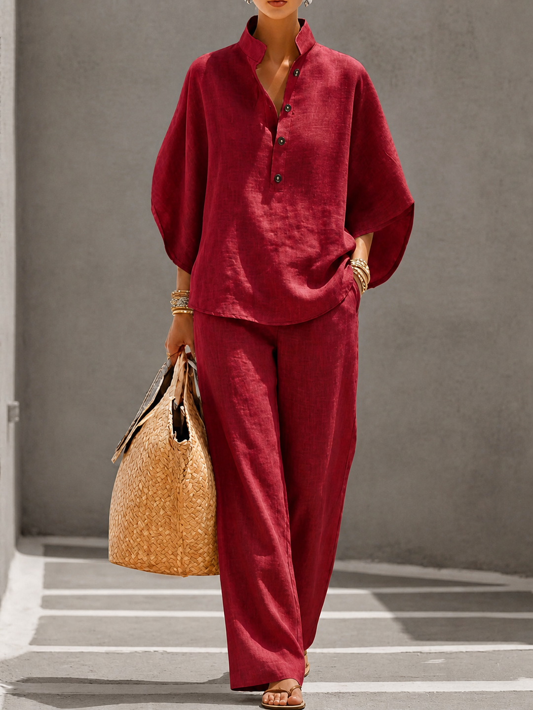 Ariel | Completo in Lino, Naturalezza ed Eleganza