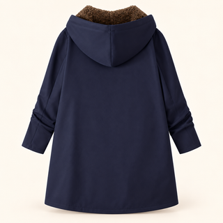 Ava | Cappotto con Cappuccio Foderato in Morbido Sherpa