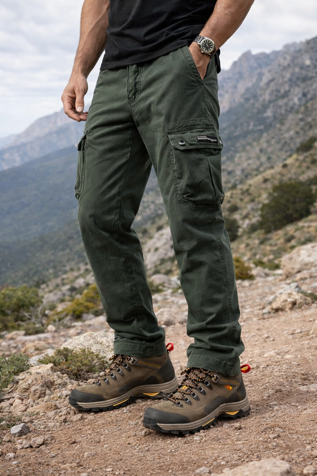Pantalone Cargo Tattico Multitasche