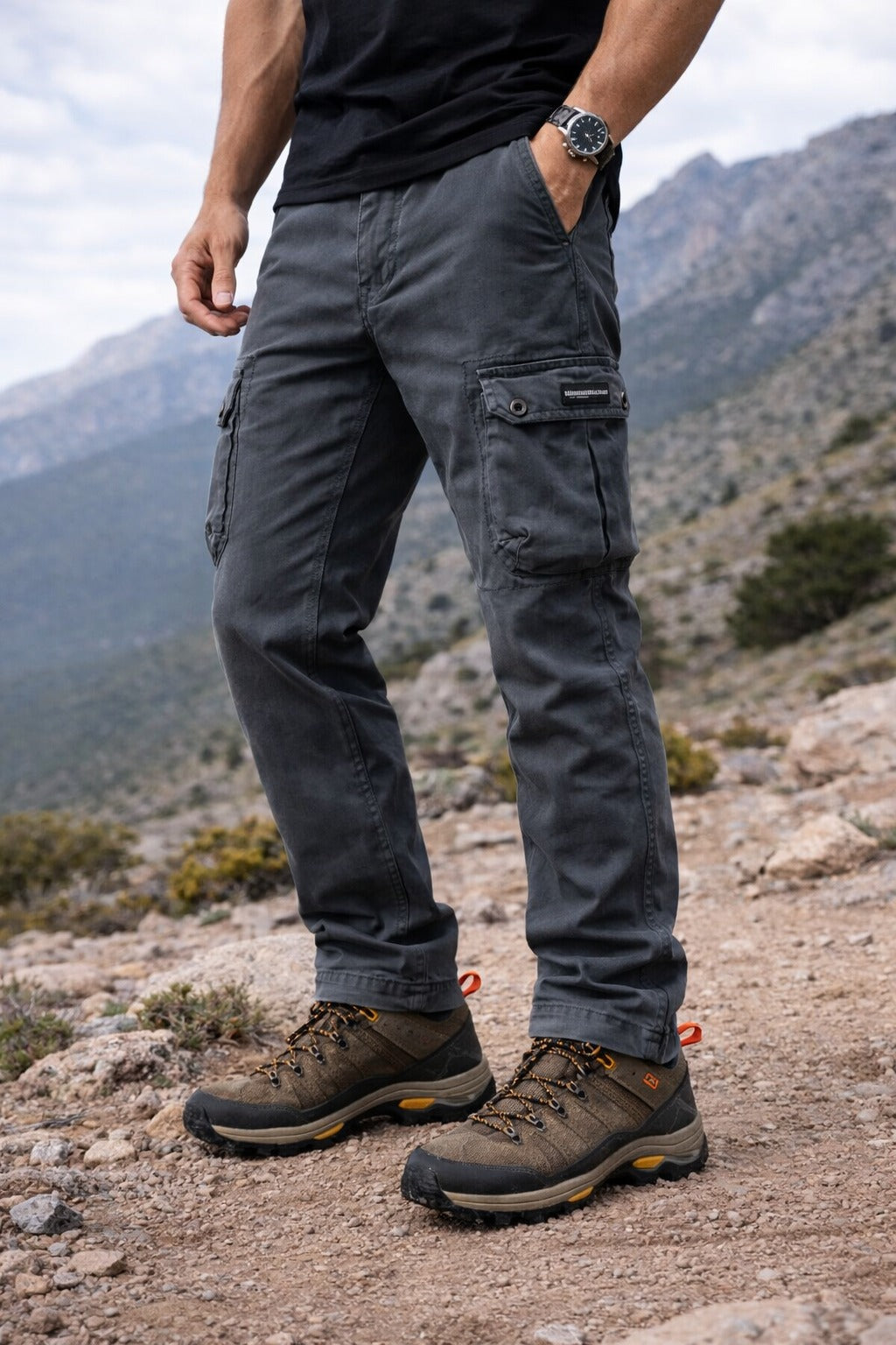 Pantalone Cargo Tattico Multitasche