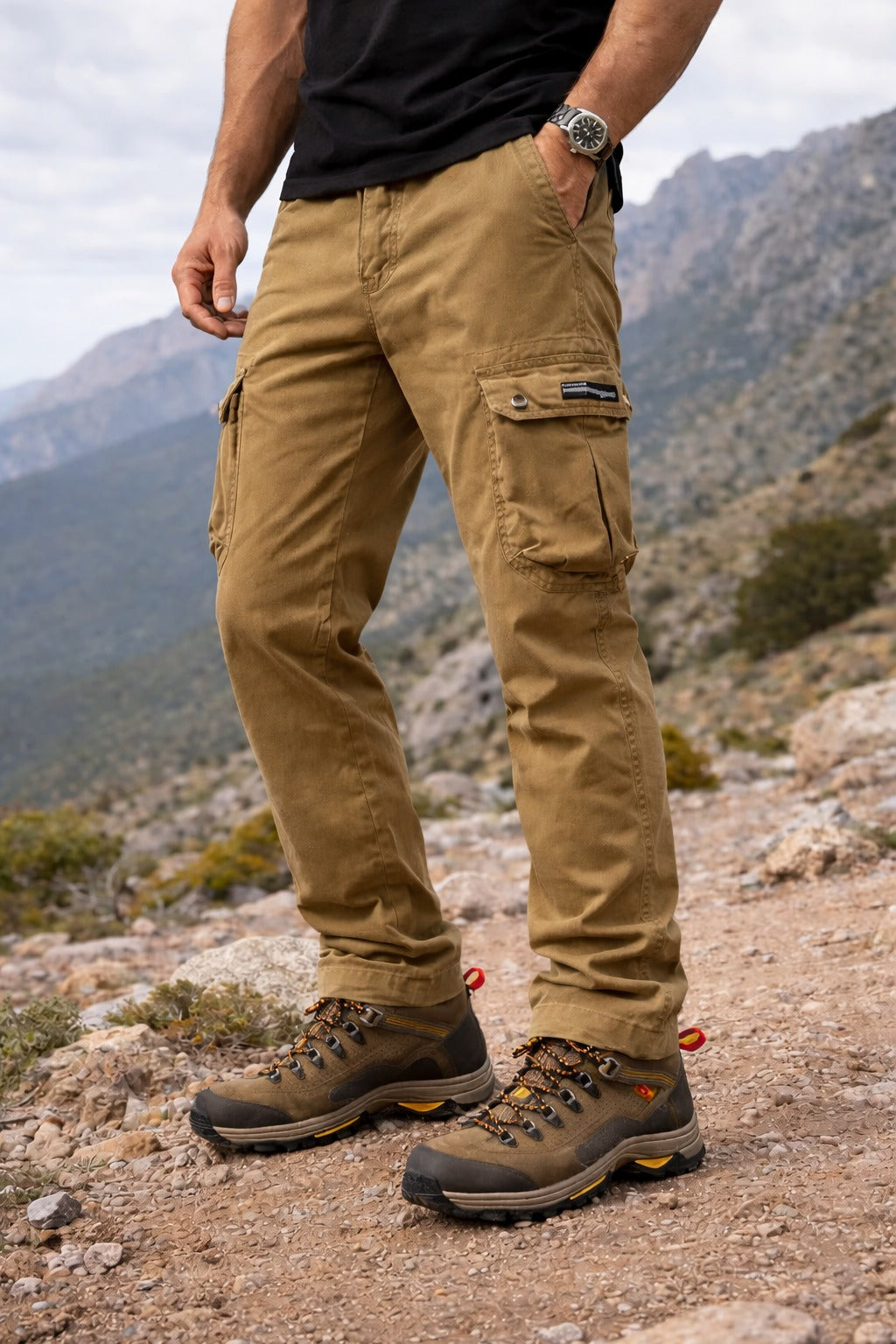 Pantalone Cargo Tattico Multitasche