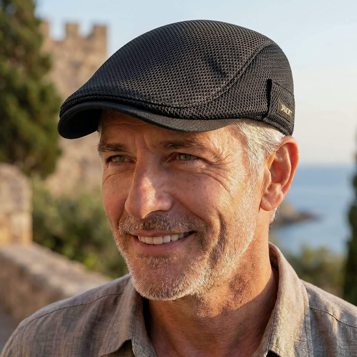 MeshCap | Cappellino Flat Cap Traspirante da Uomo