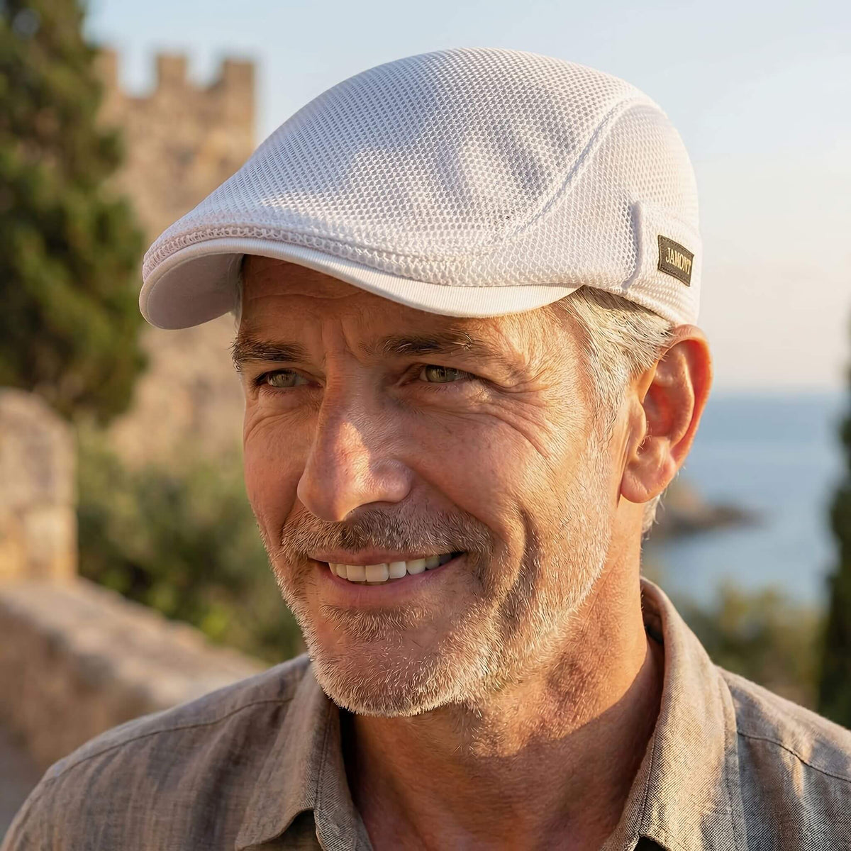 MeshCap | Cappellino Flat Cap Traspirante da Uomo