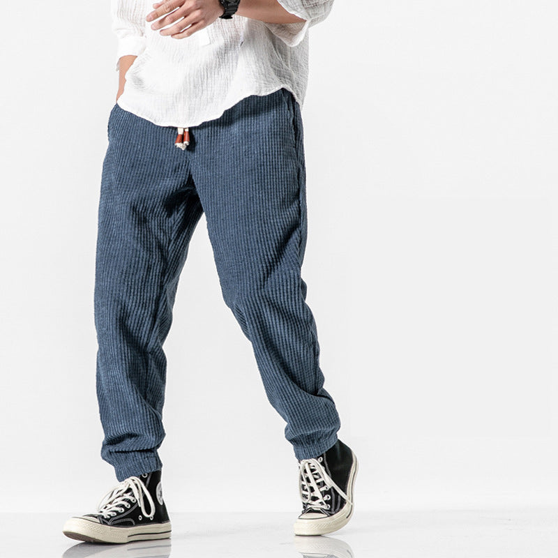 Jitsu | Pantalone in Velluto a Coste, Stile Urbano