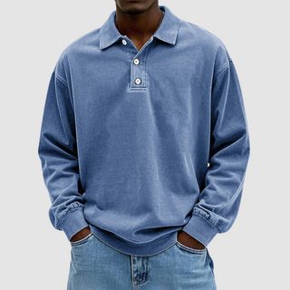 Calvin | Camicia Classica in Cotone a Maniche Lunghe