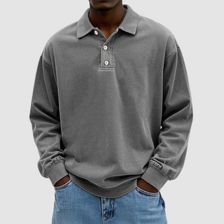 Calvin | Camicia Classica in Cotone a Maniche Lunghe