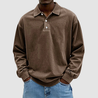 Calvin | Camicia Classica in Cotone a Maniche Lunghe