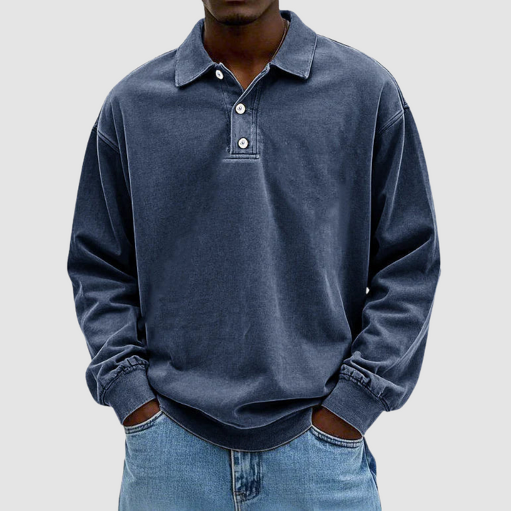 Calvin | Camicia Classica in Cotone a Maniche Lunghe