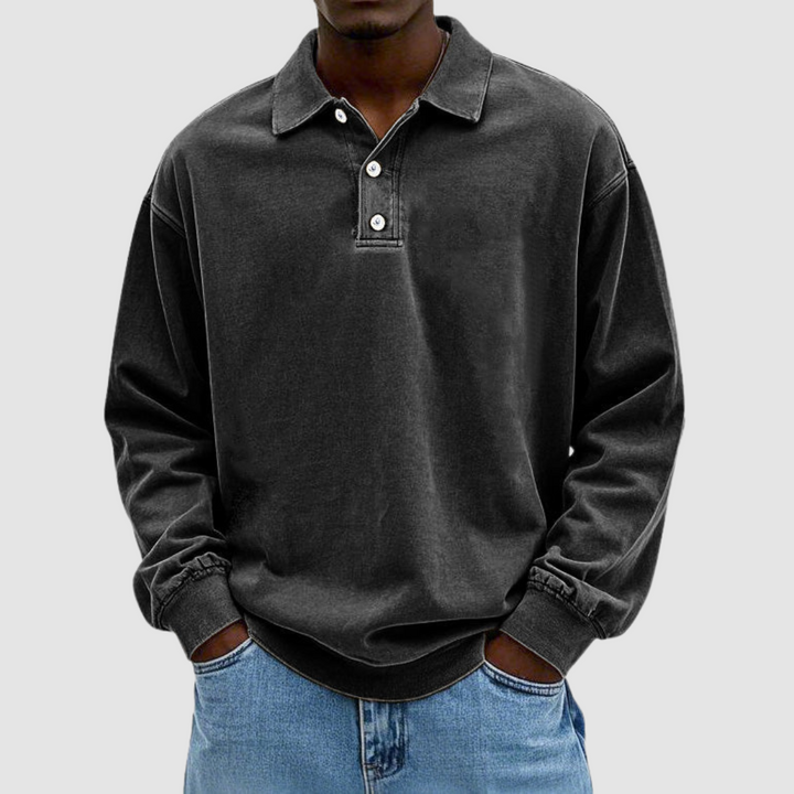 Calvin | Camicia Classica in Cotone a Maniche Lunghe