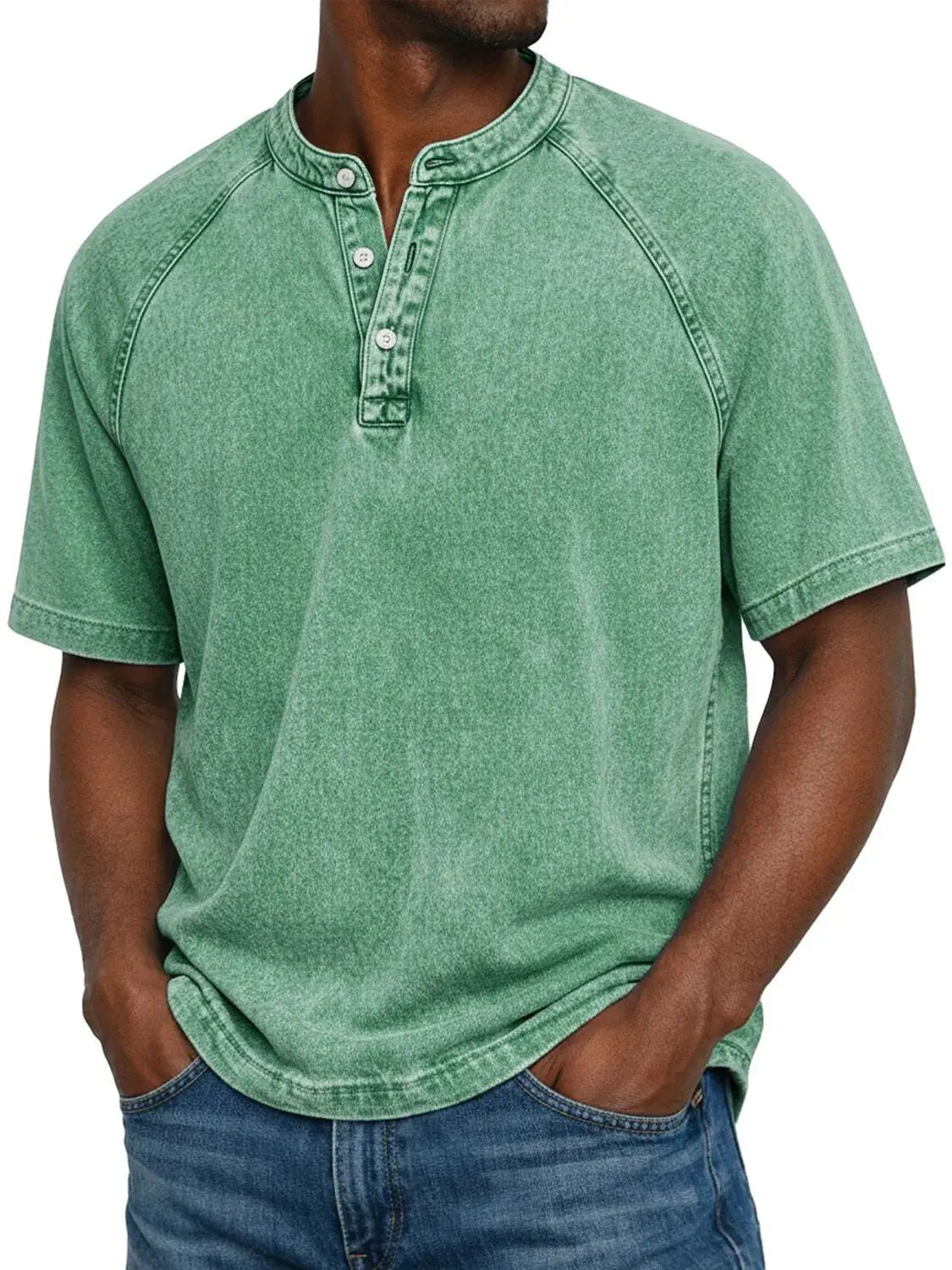 Lukas | Camicia Vintage con Bottoni per Uomo