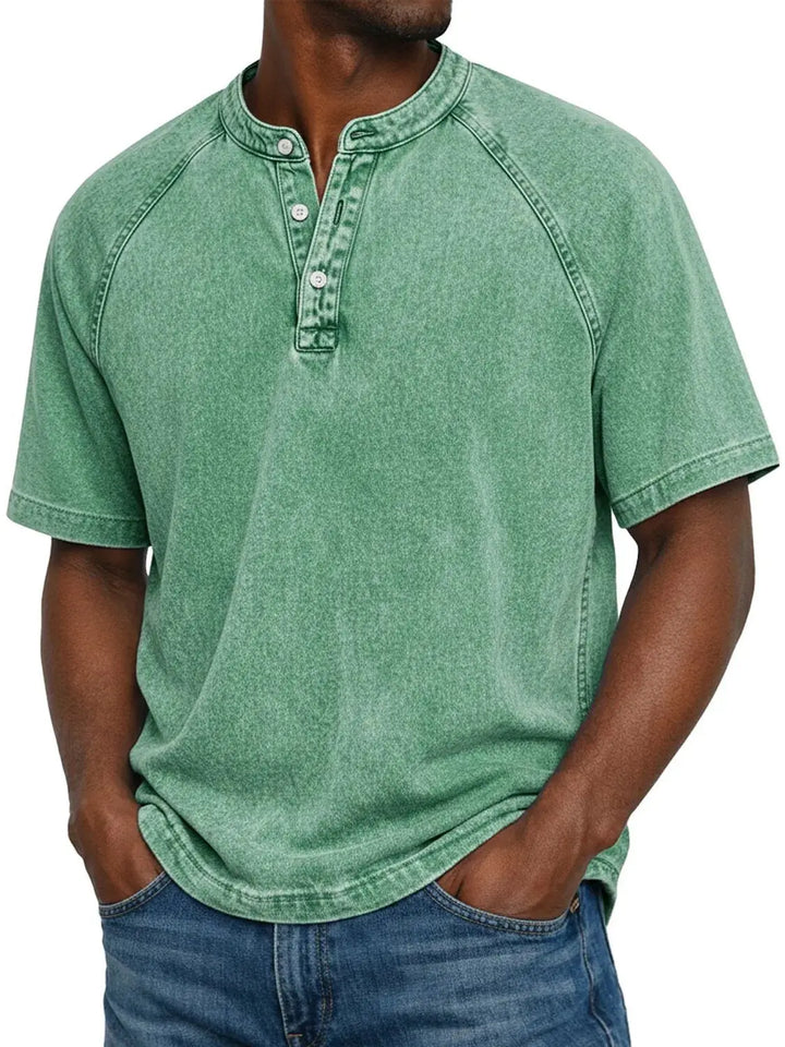 Lukas | Camicia Vintage con Bottoni per Uomo
