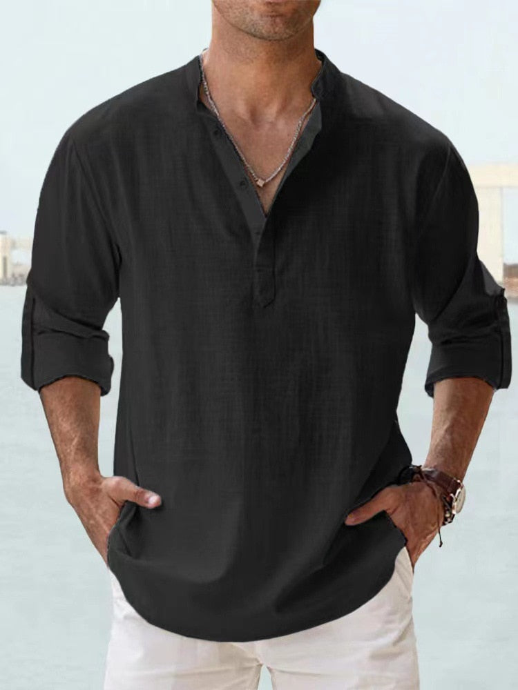 Finn | Camicia in Lino Traspirante