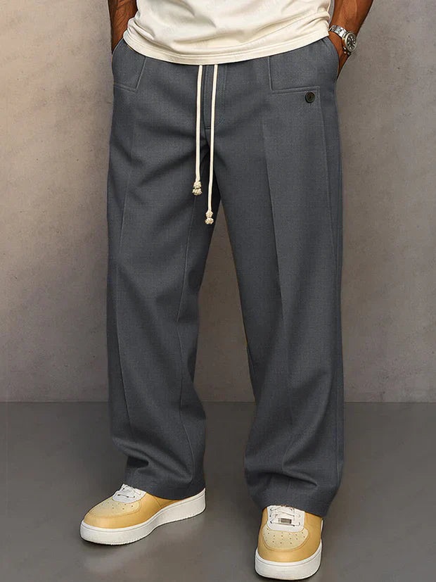 Didier | Pantalone Elegante con Coulisse Regolabile