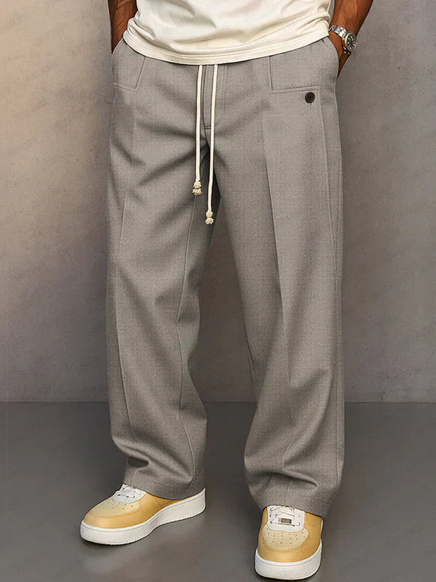 Didier | Pantalone Elegante con Coulisse Regolabile