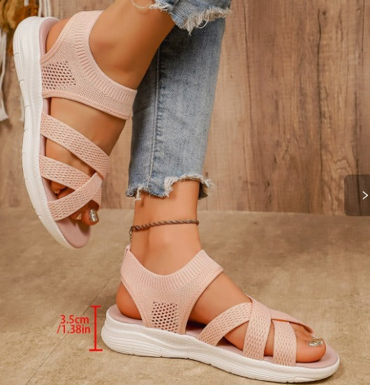 Lucia | Sandali in Maglia Ultra Flessibile