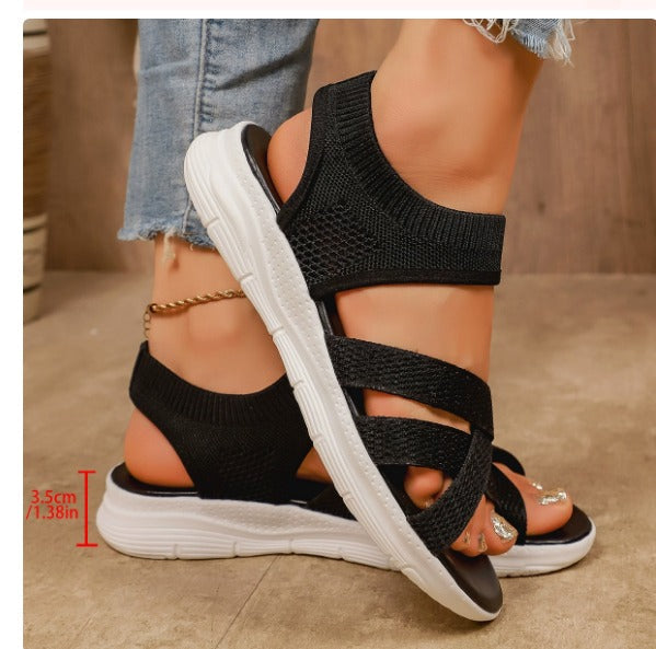 Lucia | Sandali in Maglia Ultra Flessibile