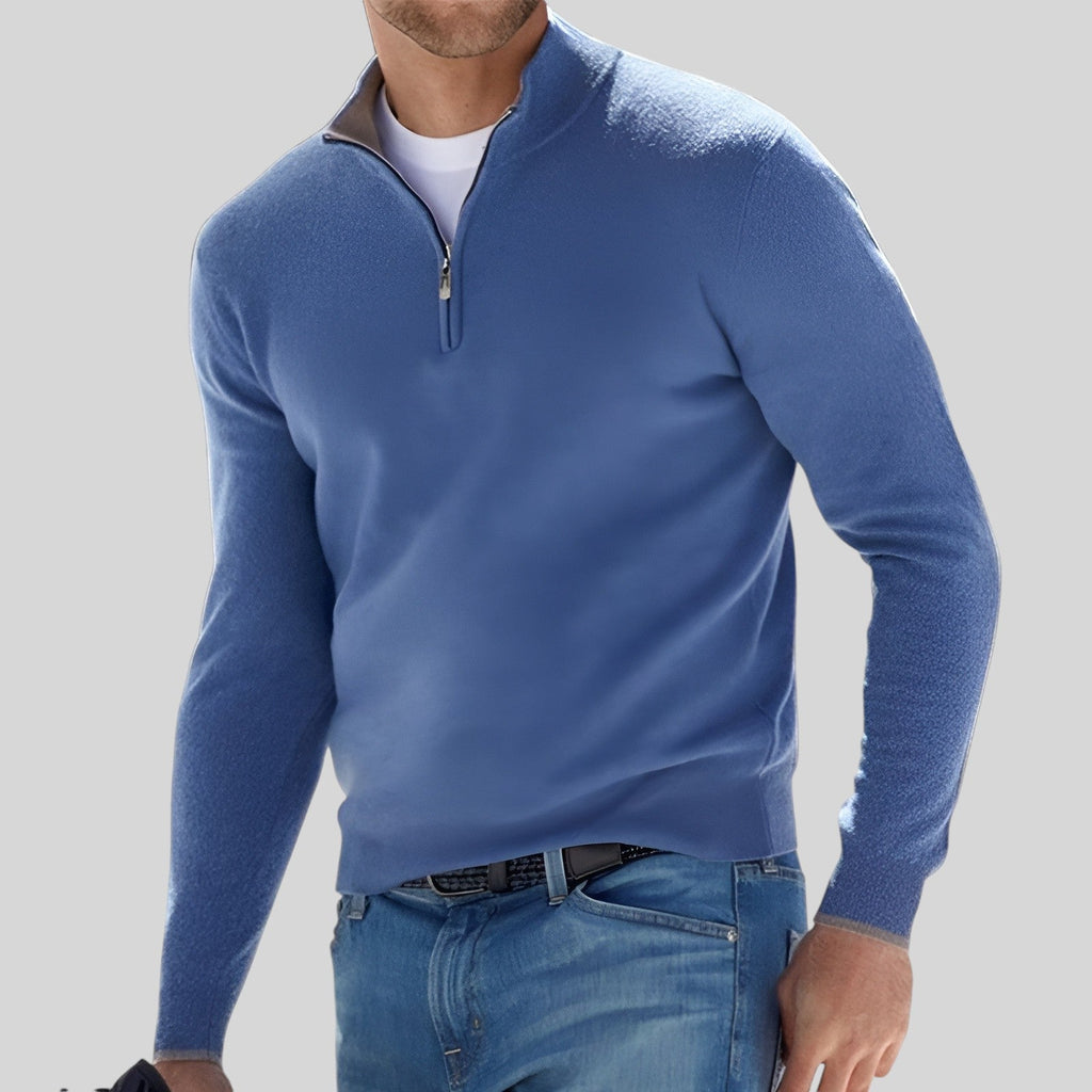 Pullover con Zip | Calore Morbido, Stile Sicuro di Sé