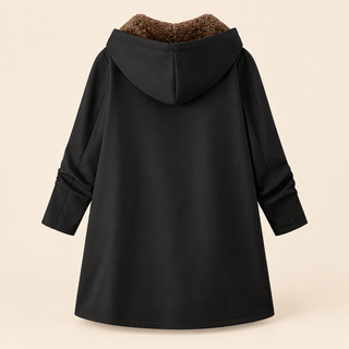 Ava | Cappotto con Cappuccio Foderato in Morbido Sherpa