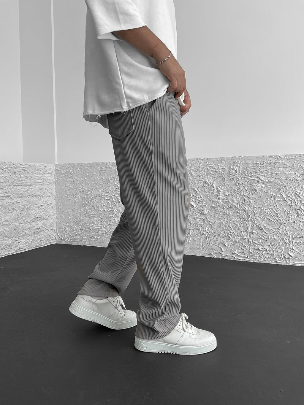 Sami | Pantalone Stretch a Costine, Comfort Elegante