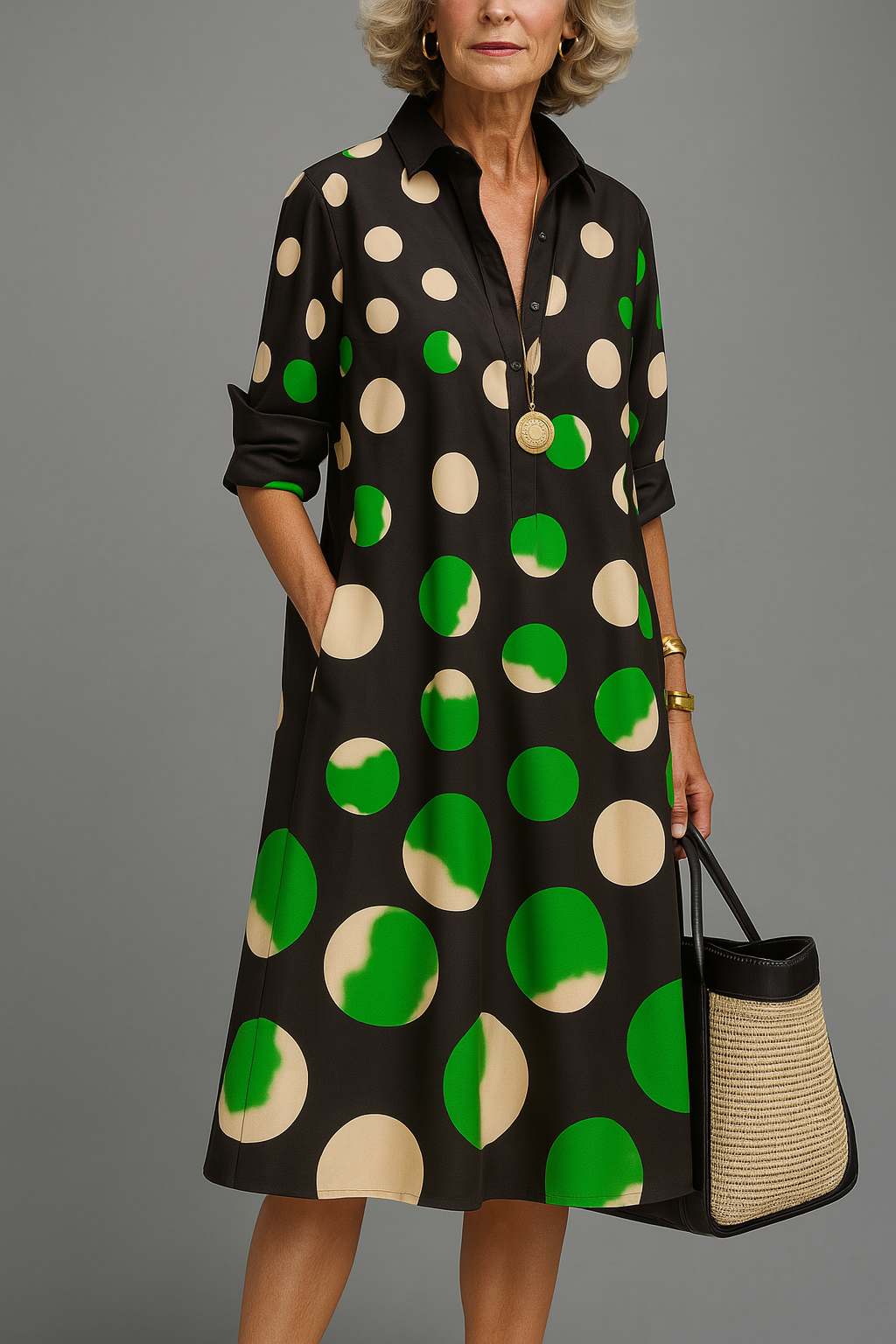 Naomi | Abito Midi Elegante e Raffinato