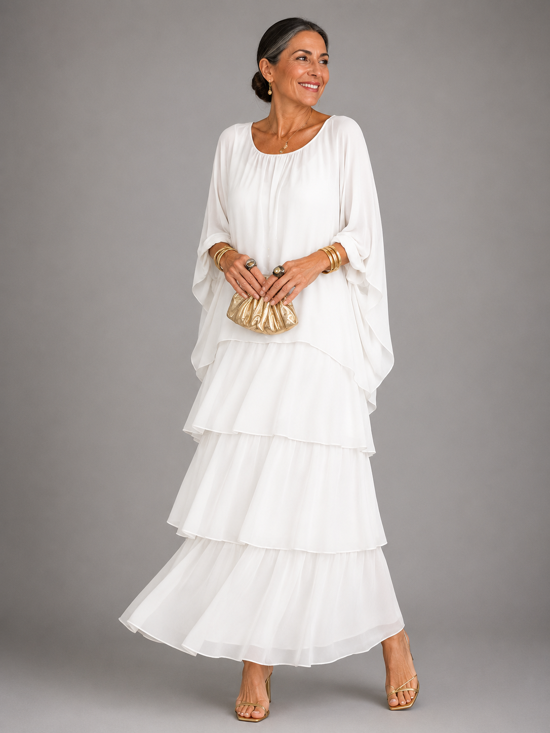 Emma | Elegante Abito Lungo Fluido