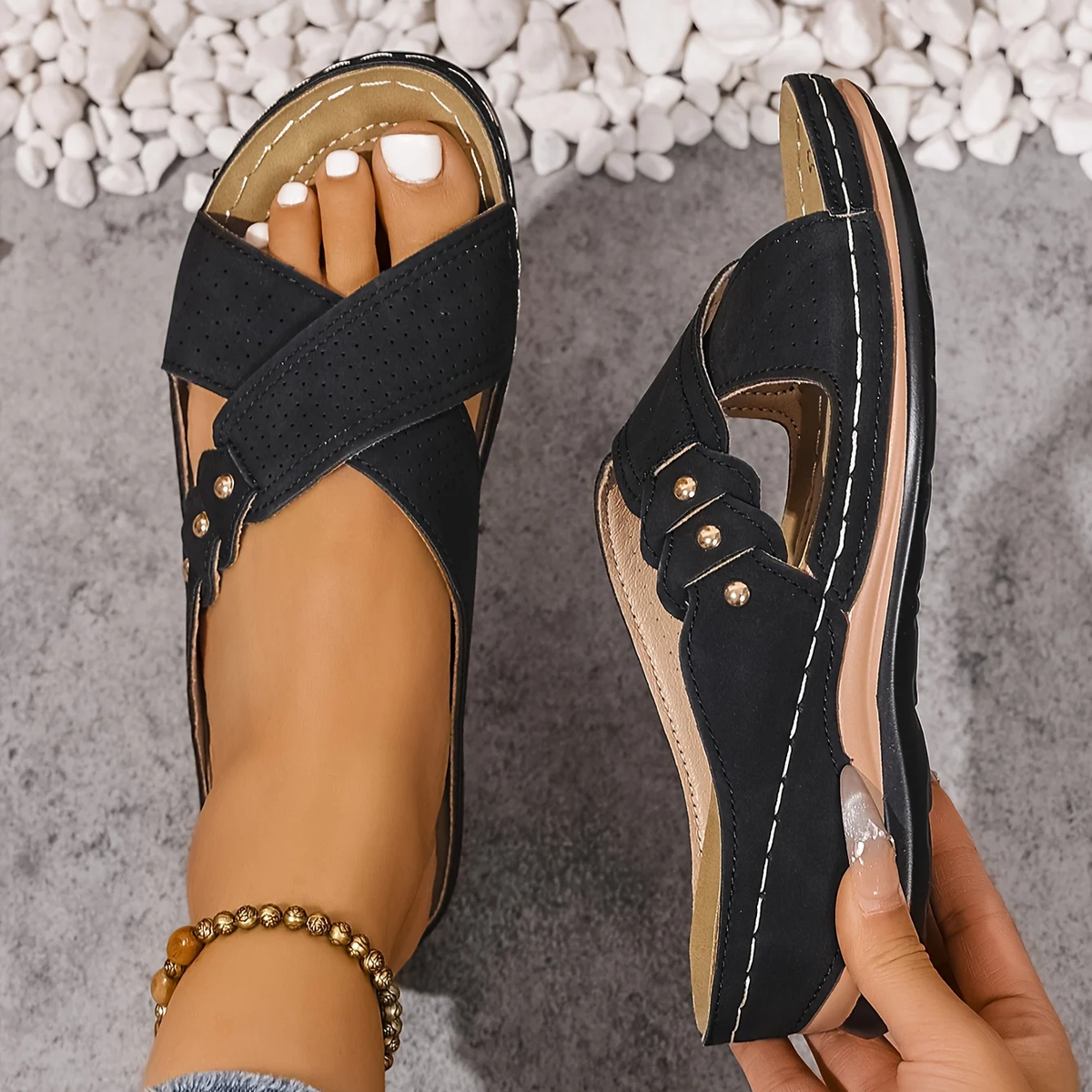 Daniela | Sandali Comfort con Zeppa