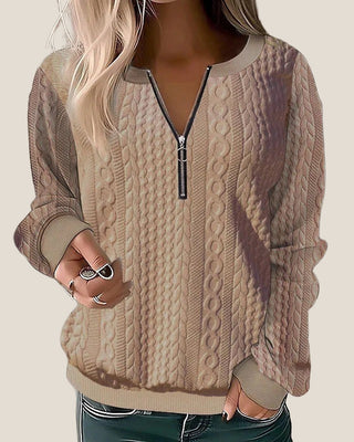 HARPER™ Half-Zip Cable Knit Sweater
